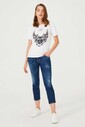 Kadın Etnik Desenli T-Shirt - Thumbnail