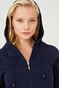 Kadın Fermuarlı Sweatshirt - Thumbnail