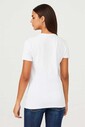 Kadın Kuş Figürlü T-Shirt - Thumbnail