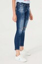 Kadın Yırtık Detay Jeans - Thumbnail