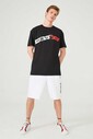Les Hommes Oversize Yazılı Erkek T-Shirt - Thumbnail