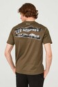Les Hommes Yazılı Bisiklet Yaka Erkek T-Shirt - Thumbnail