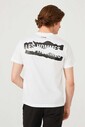 Les Hommes Yazılı Bisiklet Yaka Erkek T-Shirt - Thumbnail