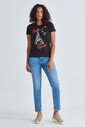 Lıove Moschino Kadın Yazılı T-Shirt - Thumbnail