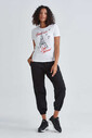 Lıove Moschino Kadın Yazılı T-Shirt - Thumbnail