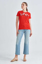 Love Moschino Bisiklet Yaka Kadın T-Shirt - Thumbnail