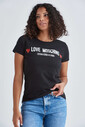 Love Moschino Bisiklet Yaka Kadın T-Shirt - Thumbnail