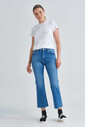 Love Moschino İspanyol Paça Crop Kadın Jean - Thumbnail