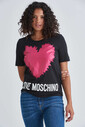 Love Moschino Kadın Basklı T-Shirt - Thumbnail