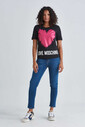 Love Moschino Kadın Basklı T-Shirt - Thumbnail