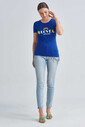 Love Moschino Kadın Bisiklet Yaka T-Shirt - Thumbnail