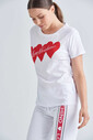 Love Moschino Kadın Bisiklet Yaka T-Shirt - Thumbnail