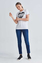 Love Moschino Kadın Bisiklet Yaka T-Shirt - Thumbnail