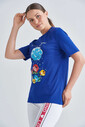Love Moschino Kadın Bulut Baskılı T-Shirt - Thumbnail