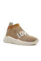 Love Moschino Kadın Gold Sneaker - Thumbnail