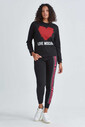 Love Moschino Kadın Kalp Logolu Sweatshirt - Thumbnail