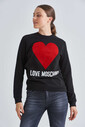 Love Moschino Kadın Logolu Sweatshirt - Thumbnail