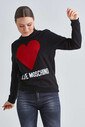 Love Moschino Kadın Logolu Sweatshirt - Thumbnail