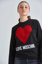 Love Moschino Kadın Logolu Sweatshirt - Thumbnail
