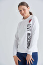 Love Moschino Kadın Logolu Sweatshirt - Thumbnail