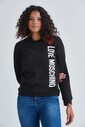 Love Moschino Kadın Logolu Sweatshirt - Thumbnail