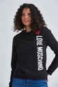 Love Moschino Kadın Logolu Sweatshirt - Thumbnail