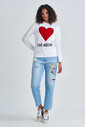 Love Moschino Kadın Logolu Sweatshirt - Thumbnail