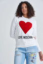 Love Moschino Kadın Logolu Sweatshirt - Thumbnail