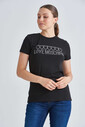 Love Moschino Kadın Taşlı T-Shirt - Thumbnail
