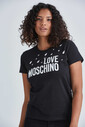 Love Moschino Kadın Yazılı T-Shirt - Thumbnail