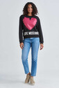 Love Moschino Kalp Baskılı Kadın Sweatshirt - Thumbnail