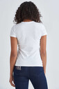 Love Moschino Logolu Bisiklet Yaka Kadın T-Shirt - Thumbnail
