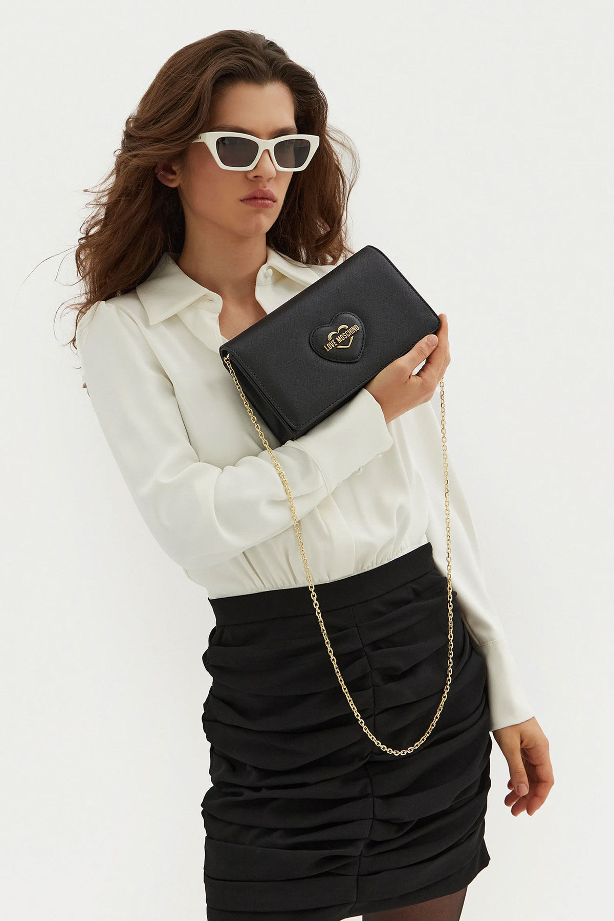 Love Moschino Logolu Kadın Kol Çantası - 2