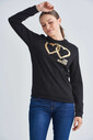Love Moschino Logolu Kadın Sweatshirt - Thumbnail