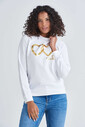 Love Moschino Logolu Kadın Sweatshirt - Thumbnail