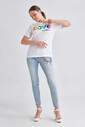 Love Moschino Love Baskılı Kadın T-Shirt - Thumbnail