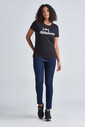 Love Moschino Yazılı Kadın T-Shirt - Thumbnail