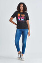 Love Moschino Yazılı Kadın T-Shirt - Thumbnail