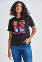 Love Moschino Yazılı Kadın T-Shirt - Thumbnail