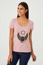 Melek Kanatlı Kadın T-Shirt - Thumbnail