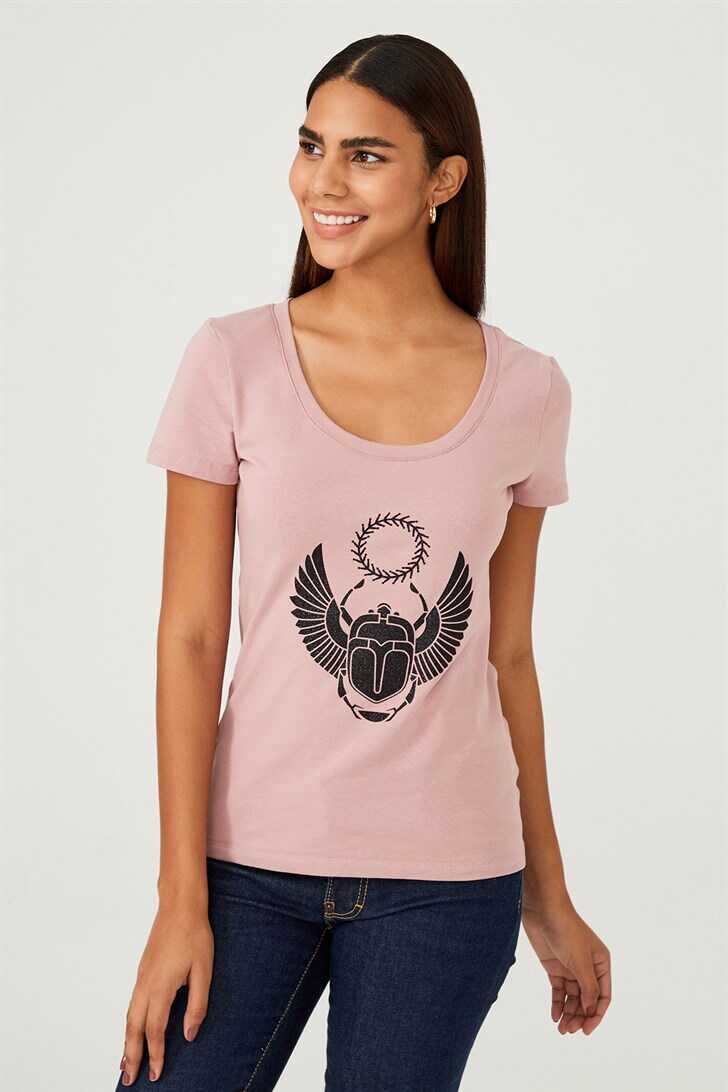 Melek Kanatlı Kadın T-Shirt - 8