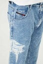 Normal Bel Normal Kesim Erkek Jean Pantolon - Thumbnail