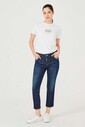 Normal Bel Normal Paça Kadın Jeans - Thumbnail
