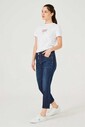 Normal Bel Normal Paça Kadın Jeans - Thumbnail
