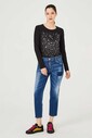 Normal Paça Kadın Jeans - Thumbnail