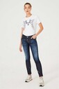 Paçası Fermuar Detaylı Kadın Jeans - Thumbnail