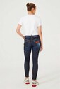 Paçası Fermuar Detaylı Kadın Jeans - Thumbnail