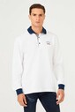 Paul&Shark Erkek Polo Yaka Uzun Kollu T-Shirt - Thumbnail