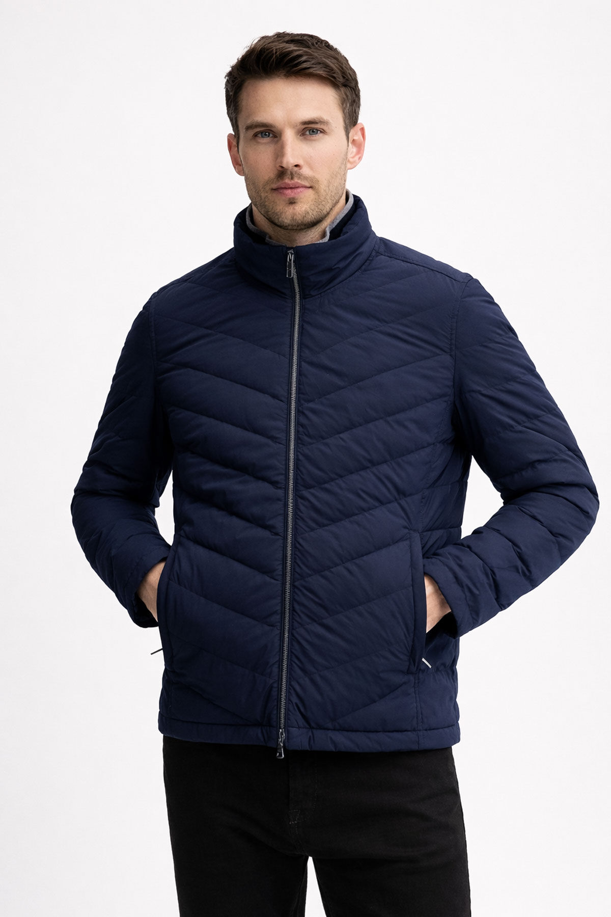 Paul&Shark Typhoon Platinum Erkek Şişme Mont - 1