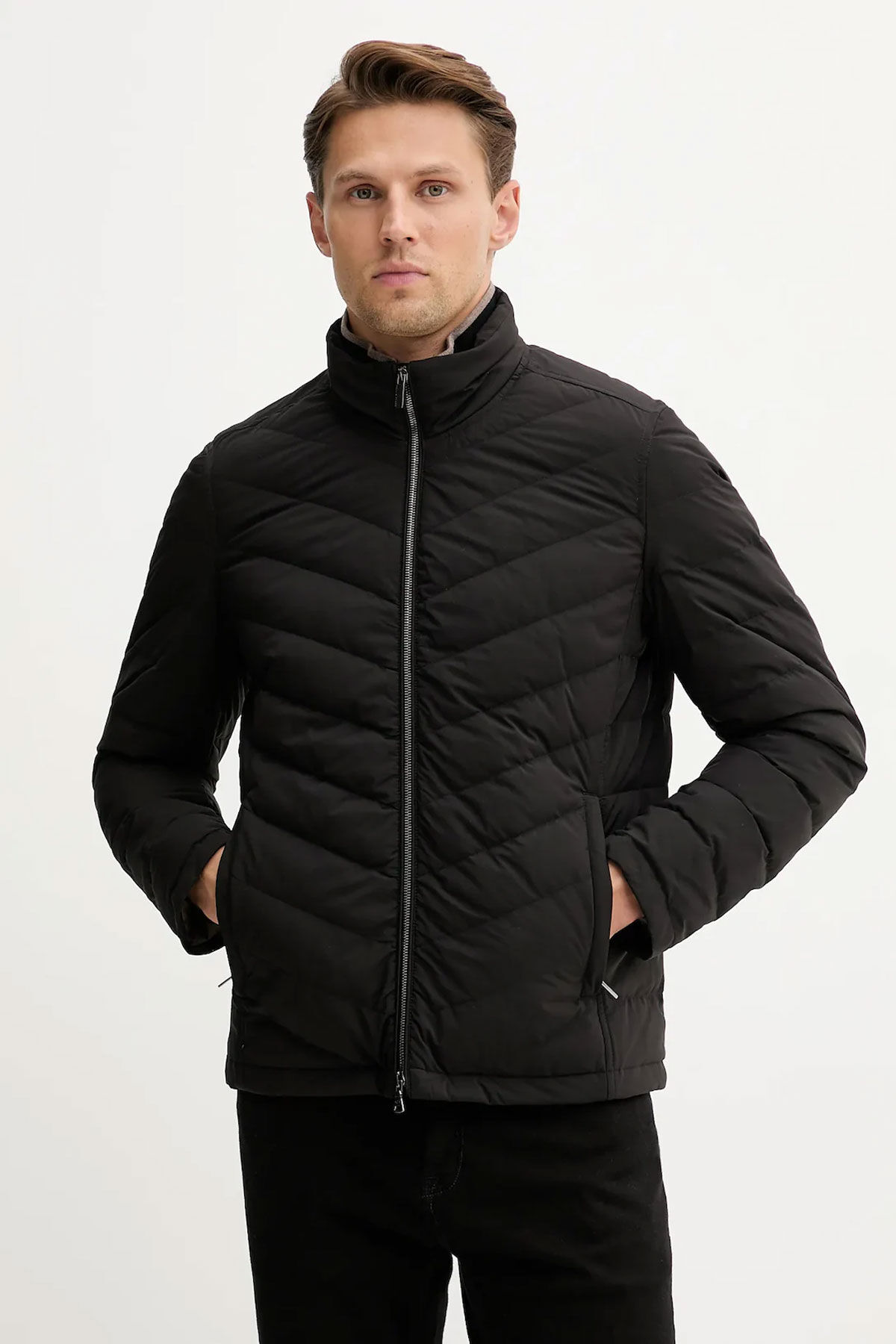 Paul&Shark Typhoon Platinum Erkek Şişme Mont - 1